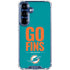 NFL Miami Dolphins Team Motto Galaxy S25 Clear Case